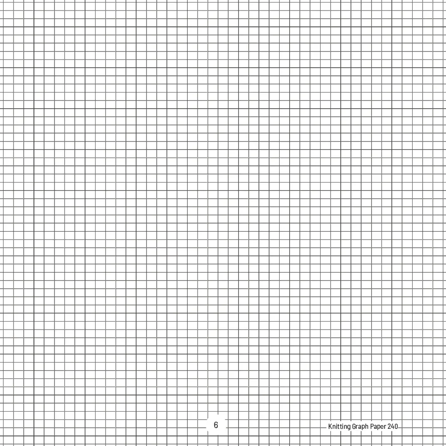 A fine grid page of 4:5 knitting graph paper